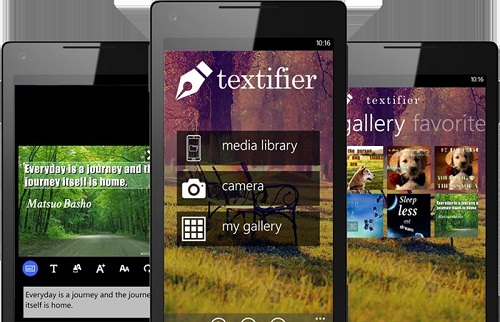 افزون متن به عکس خود با برنامه Textifier برای ویندوز فون